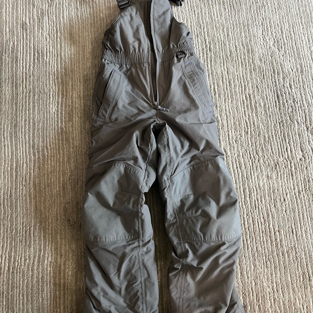 Lands' End Kids Winter Bibs in Gray